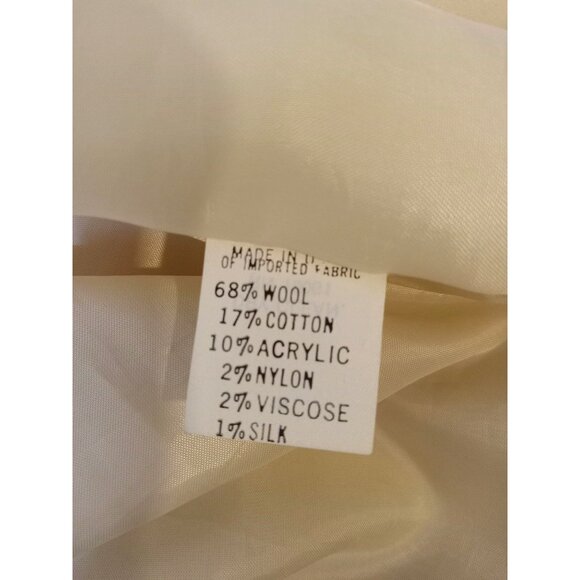 Tanner Cardigan Blazer Jacket Women's Size 6 Orange Purple Green Shoulder Pads - Picture 4 of 7